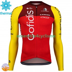 Tenue Maillot M/L + Collant à Bretelles Hiver Thermal Fleece Team Cofidis 2025